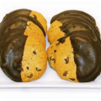 Fresh Baked Chocolate Dipped Chocolate Chip Cookies · Fresh baked chocolate dipped chocolate chip cookies, 12 ct.