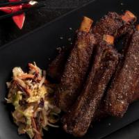 Northern-Style Spare Ribs · Slow-braised pork ribs with dry rub five-spice seasoning.