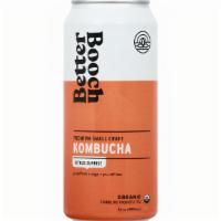Better Booch Kombucha Citrus Sunrise · 5 gr of sugar per can. A Refreshing Blast Of Citrus With Spicy Hints Of Sage And Floral Pu-e...