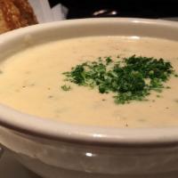 New England Clam Chowder Cup · Award-winning recipe using milk, clam stock, sea clams, potatoes, celery, onion & chopped pa...