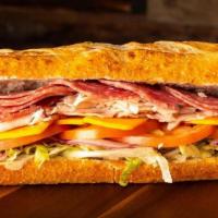 #8 Turkey & Salami · Please choose your toppings! Thinly sliced Turkey and Dry Genoa Salami served on our freshly...