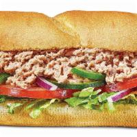 Tuna · You’ll love every bite of our classic tuna sandwich. 100% wild caught tuna blended with crea...