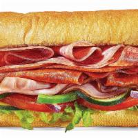 Italian B.M.T.® · The Italian B.M.T.® sandwich is filled with Genoa salami, spicy pepperoni, and Black Forest ...