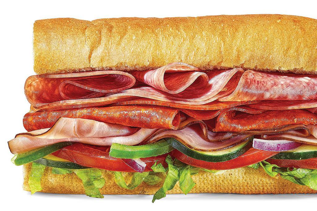 Italian B.M.T.® · The Italian B.M.T.® sandwich is filled with Genoa salami, spicy pepperoni, and Black Forest Ham. Big. Meaty. Tasty. Get it.