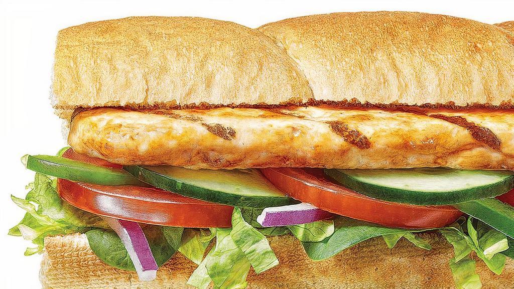 Oven Roasted Chicken  · Our Oven Roasted Chicken sandwich is freshly prepared with savory chicken and your choice of crisp veggies, served warm on our freshly baked Hearty Multigrain bread.
