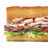 Subway Club · You’ve never seen a club this good! Oven-Roasted Turkey, Black Forest Ham, and Choice Angus ...
