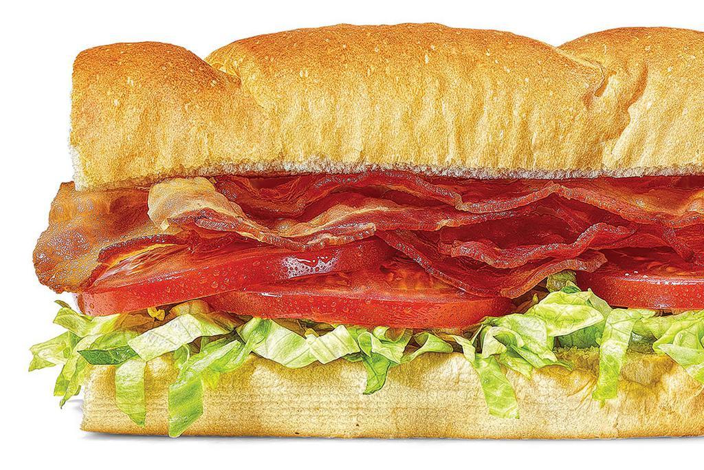 L.T. · The sub that proves great things come in threes. In this case, those three things happen to be hickory smoked bacon, lettuce and juicy tomatoes. While there’s no scientific way of proving it, this B.L.T might be the most perfect sub in existence.