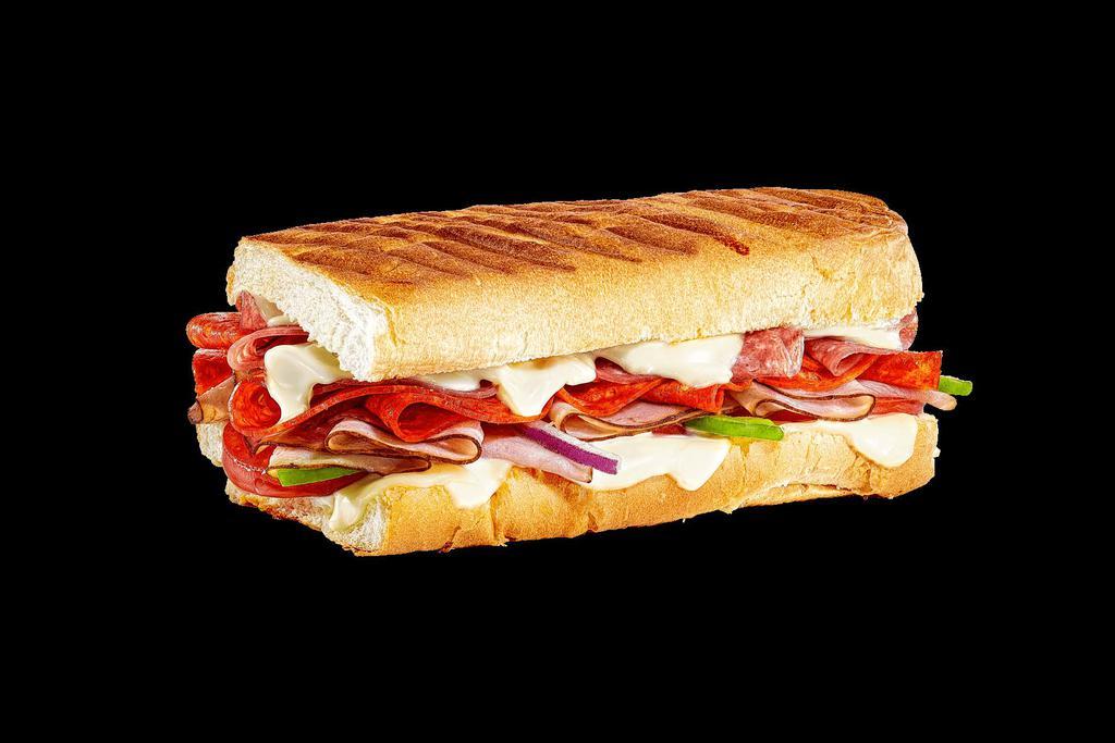 Italian B.M.T.® Melt · Three craveable meats, melty cheese and fresh veggies. It’s not too good to be true, it’s the Italian B.M.T.® Melt. Now you can get the flavors you crave along with the goodness of fresh tomatoes, peppers and onions, that’s a win-win.