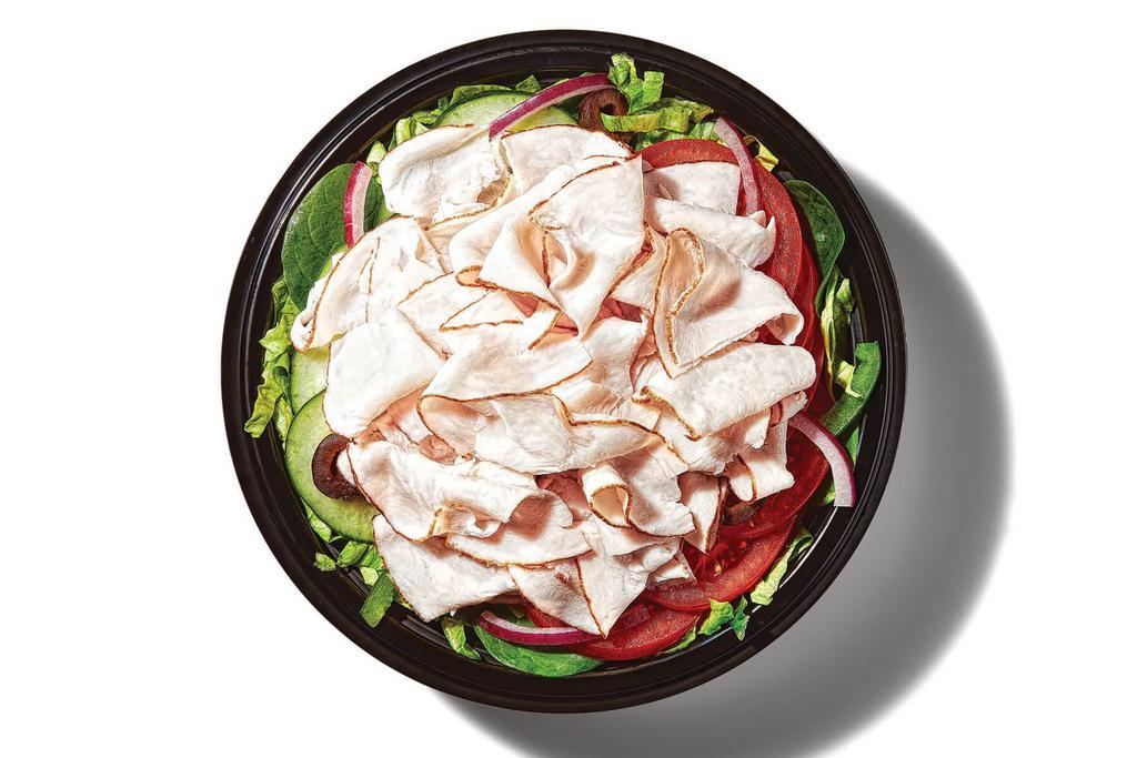 Oven Roasted Turkey (150 Cals) · Get all the flavor you’d find in an Oven Roasted Turkey Footlong, without sacrificing an ounce of protein. The Oven Roasted Turkey Protein Bowl is loaded with your choice of veggies and topped with all the thin-sliced turkey you’d get in your favorite Footlong.