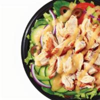 Honey Mustard Rotisserie-Style Chicken  (270 Cals) · Even a salad can be extra. So, we’re giving you DOUBLE the Rotisserie-Style Chicken, on a bo...