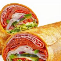 Italian B.M.T. ® (680 Cals) · The Italian B.M.T. ® wrap tastes great on a tomato basil wrap. It's filled with a double por...