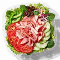Black Forest Ham (120 Cals) · The Black Forest Ham salad is a flavorful way to enjoy a Subway® favorite. Sliced ham, lettu...