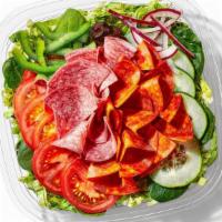 Spicy Italian (310 Cals) · Our Spicy Italian salad  is a combo of pepperoni and Genoa salami. Basically, the ideal Ital...