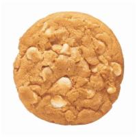 White Chip Macadamia Nut (220 Cals) · Chunks of Macadamia nuts and white chips in a ridiculously delicious cookie.