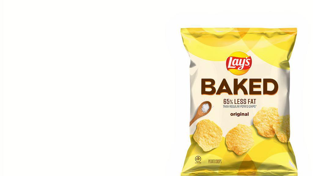 Baked Lay'S® Original (130 Cals) · SNACK A LITTLE SMARTER™️ with Baked LAY’S®️ Potato Chips. It’s the LAY’S®️ chip you love, just Baked. Perfectly paired with your favorite Subway sandwich.