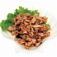Squid Salad(AP) · Ika sansai.