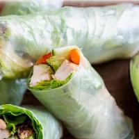 Fresh Avocado Rolls · Vegetarian Summer Rolls. Soft rice paper rolls of tofu, avocado, noodle, veggies with tamari...