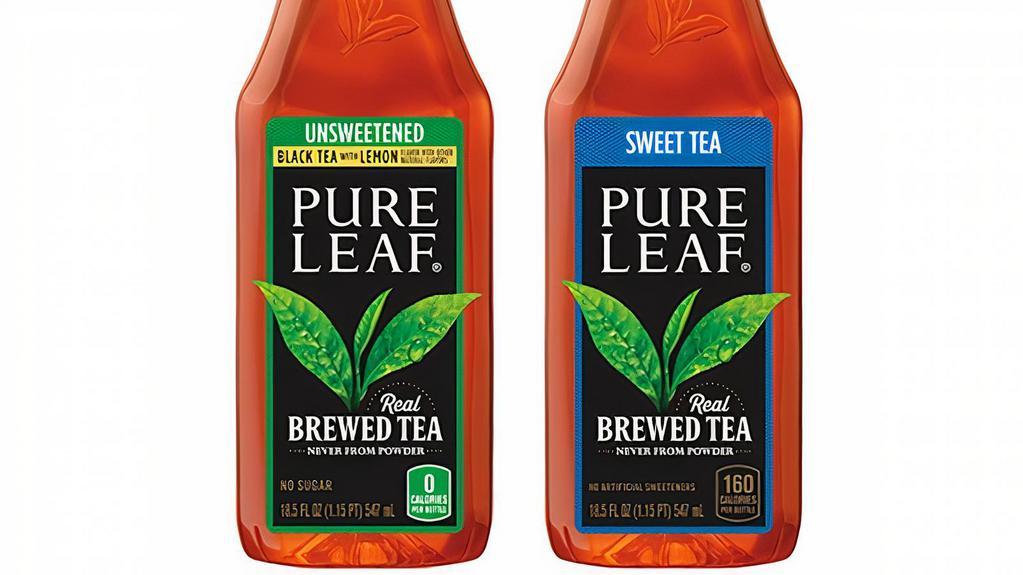 Iced Tea · Real brewed tea never from powder.