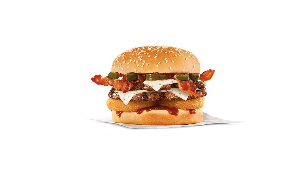 Spicy Double Western Bacon Cheeseburger · 