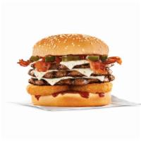 Triple Western Bacon Cheeseburger · 