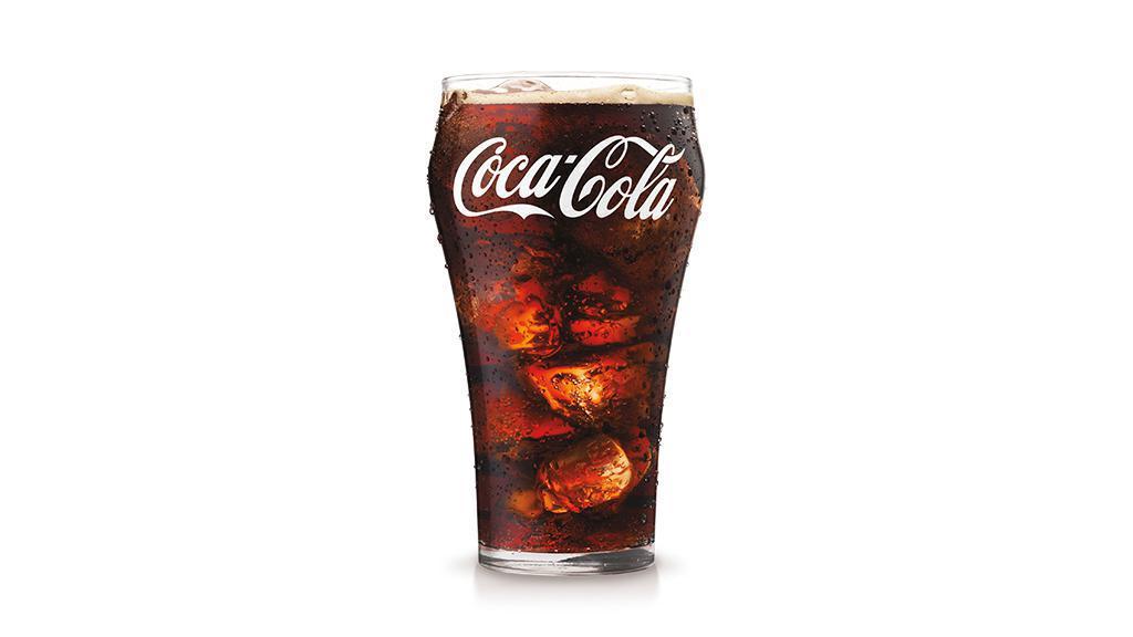 Small Drink - 20 Oz · Choose from a variety of ice-cold Coca-Cola® fountain beverages.