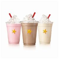 Hand-Scooped Ice Cream Shake™ · Your choice of strawberry, chocolate, vanilla, or oreo. Topped with whipped topping.