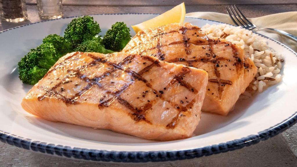 Today'S Catch - Atlantic Salmon** · Served with lemon and choice of two sides.. 630 Cal
