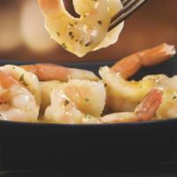 Garlic Shrimp Scampi · Baked in a garlic sauce and served with lemon.. 430 Cal