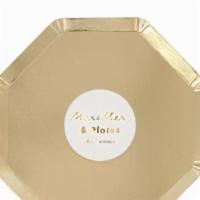 Meri Meri - Gold Small Plates · These stylish glimmery gold cocktail plates are just the right size for delectable tiny trea...
