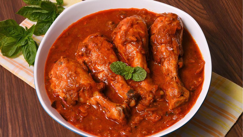 Chicken Curry · Chicken cooked in a traditional curry sauce.