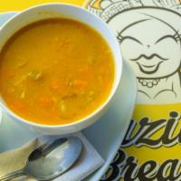 Yuca Soup (Sopa de Mandioca) · Yuca broth made a creamy and lactose free and gluten free soup.
Avaliable: chicken with corn...