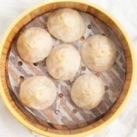 Shanghai Soup Dumpling · Popular item. Six pieces.