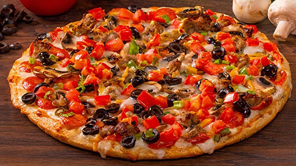 Create your own-LARGE · Choose your crust, sauce and toppings. - (70-520 cal./slice)