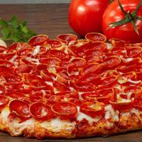 Pepperoni-Large · A mountain of our legendary crispy, curly pepperoni on our classic red sauce. - (100-400 cal...