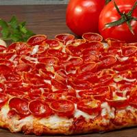 Pepperoni-Medium · A mountain of our legendary crispy, curly pepperoni on our classic red sauce. - (100-400 cal...