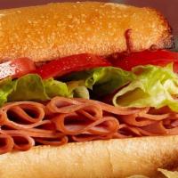Cliff Hanger & Salad · A hearty sandwich! A fresh roll loaded with your choice of chicken, salami, ham, Louisiana-s...