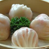 4 Pieces Shrimp Dumpling 虾饺 · 