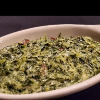 Creamed Spinach with Pancetta · 