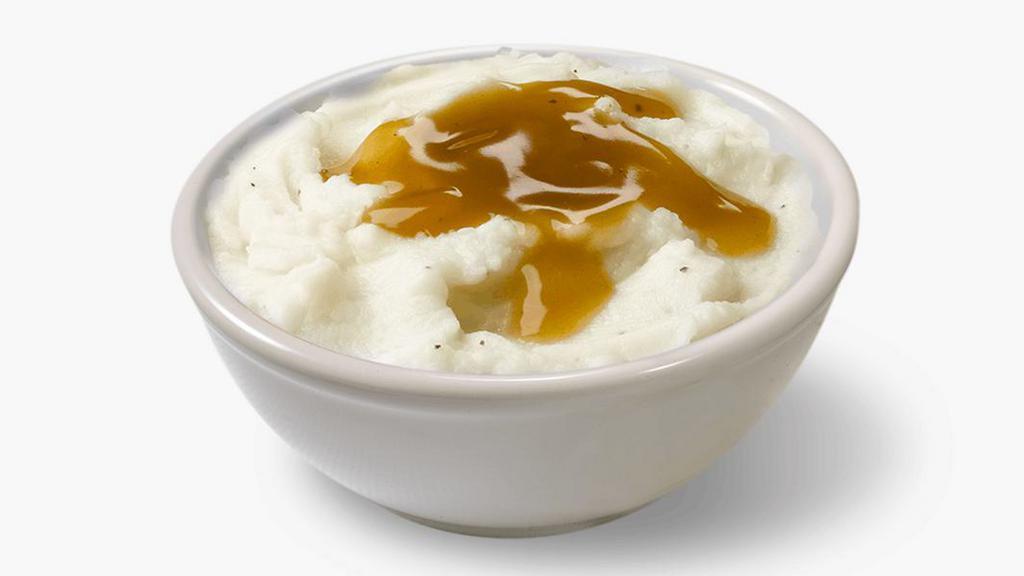 Mashed Potatoes · Just like mom used to make, assuming your mom is a certified mashed potato pro that is. . We whip together real potatoes, milk, butter, and cracked black pepper until it’s soft, creamy, and oh, so silky..