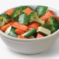 Fresh Steamed Vegetables · Is it us, or are things getting steamy in here? Our fresh broccoli, carrots, and zucchini ar...