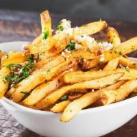 Roasted Garlic Fries · Fresh French garlic fries.