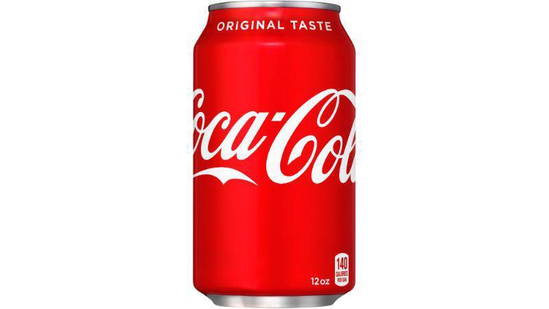 Can soda · Coke, Diet Coke, Sprite or Dr pepper
