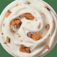 Butterfinger® Blizzard® Treat · Butterfinger® candy pieces blended with creamy vanilla soft serve.