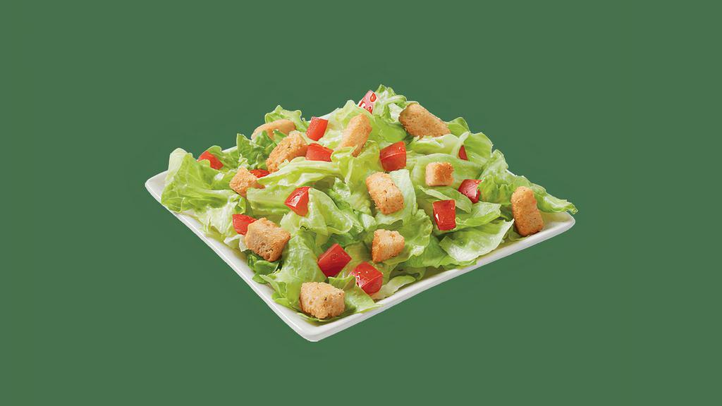 Side Salad · Fresh lettuce topped with diced tomatoes. Available with your choice of dressing.* *Nutrition information below does not include a dressing