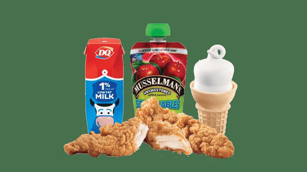 Chicken Strips  · A DQ® signature, 100% all-tenderloin white meat chicken strips are served with your choice of dipping sauce..