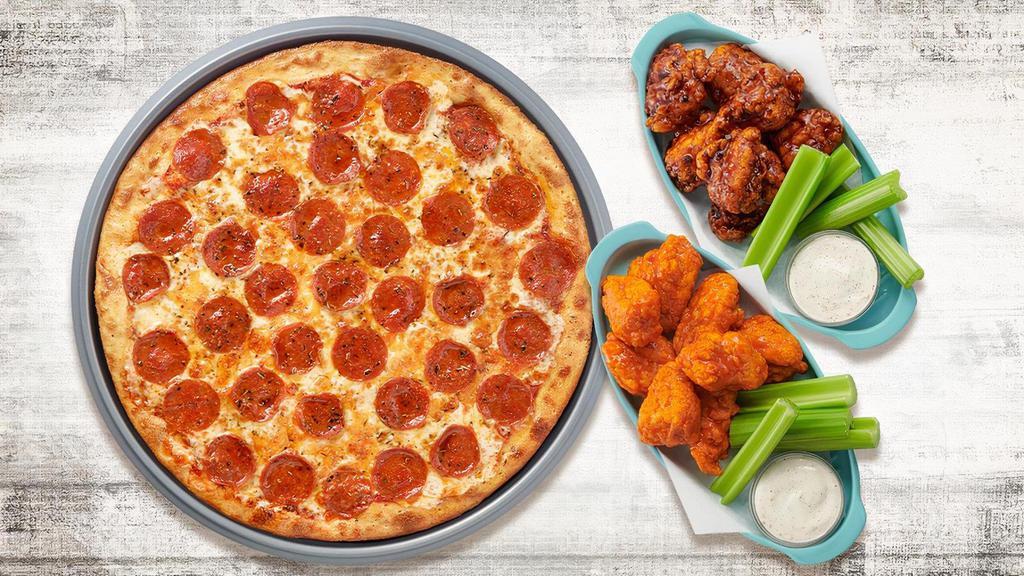 Pizza & Boneless Wings Combo · Includes 1 Large 14