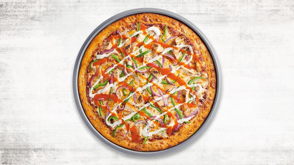 Homestyle Bbq Chicken With Buffalo & Ranch Drizzle · Our signature 14