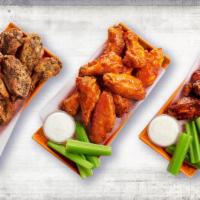 Traditional Wings · Choose size based on weight from: 12 oz, 24 oz or 36 oz (each lb yields 9-11 pieces). . Plai...