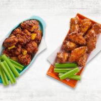 Flavor Up Wings · Our new curated sauce blends sure to please your tastebuds. Choice of traditional or boneles...