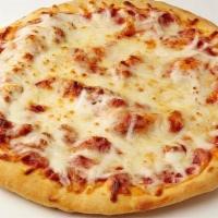 Kids Cheese Pizza · Cheesy, gooey, goodness